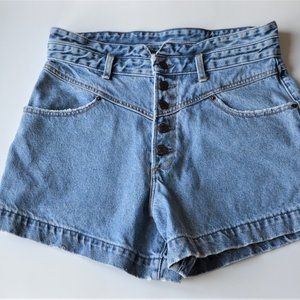 Abercrombie & Fitch Light Wash Natural Rise Shorts